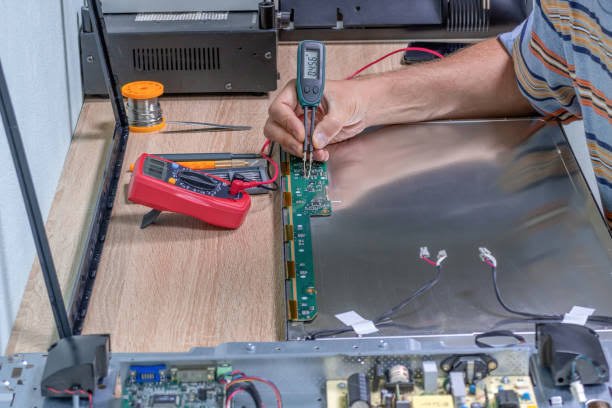 Rishi Electronics TV repair work 2