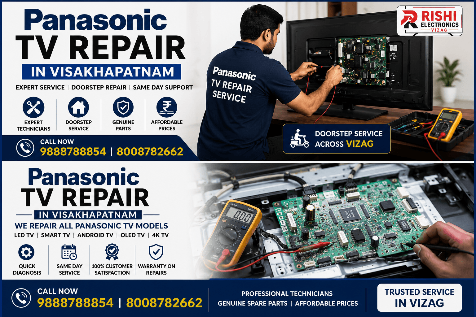 Panasonic TV Repair in Vizag - Doorstep LED and Smart TV Service